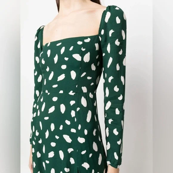 Reformation Sigmund paint-splatter midi dress (98% New) - Picture 4 of 5